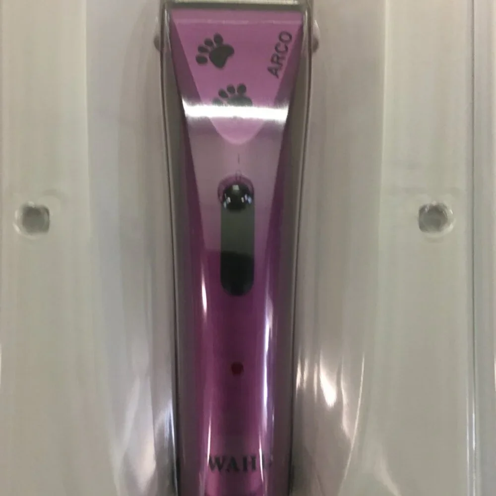 NEW Wahl Arco Pet Hair Clipper Cordless w/ 2 Batteries - Purple